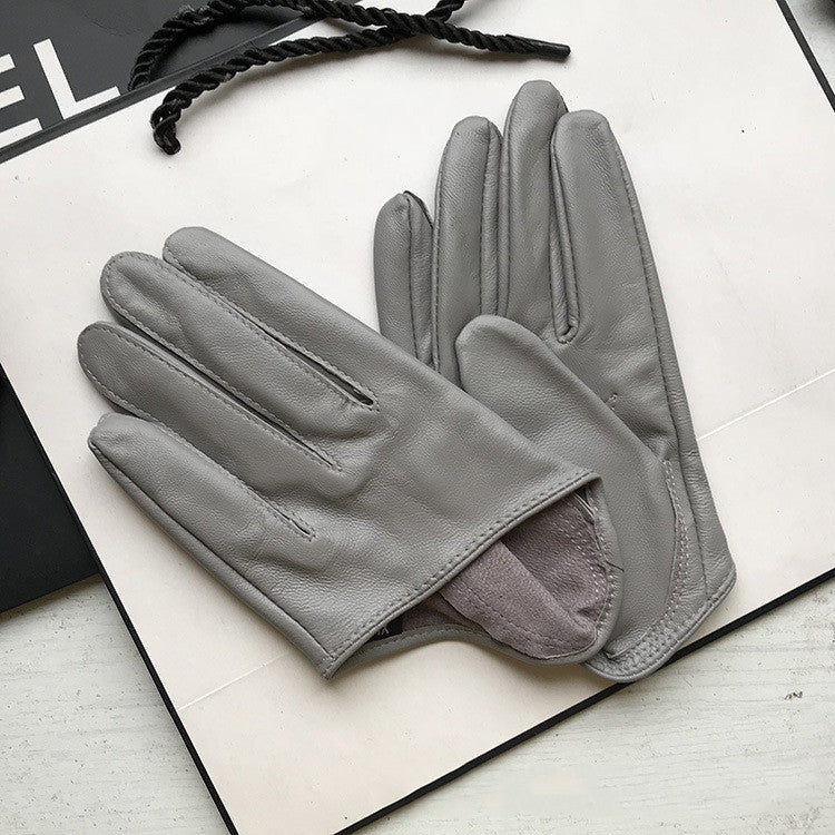 Guantes Cortos de Cuero Media Palma Modelos de Oveja Venta al por Mayor Especial Estrella Cuero Puro