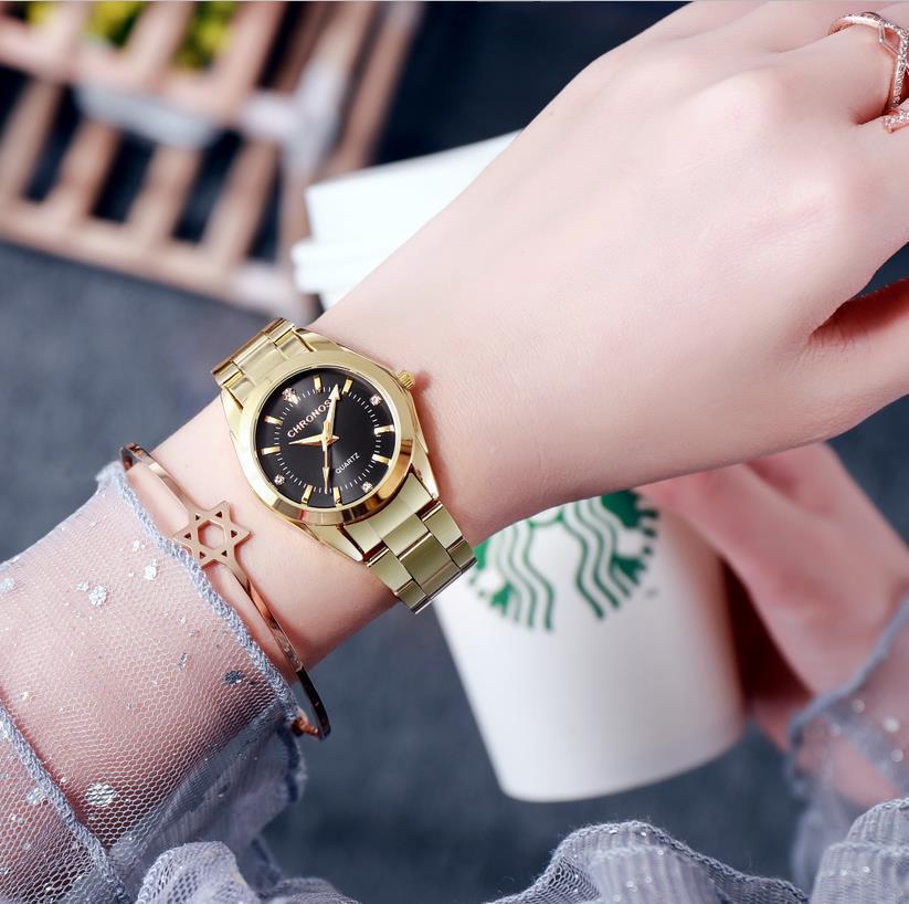 Casual Waterproof Diamond Watch Women