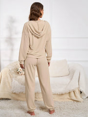 Shoulder Hooded Lounge Set