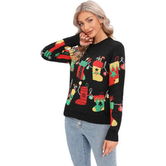 Joyful Knitted Sweater For Holiday Celebrations