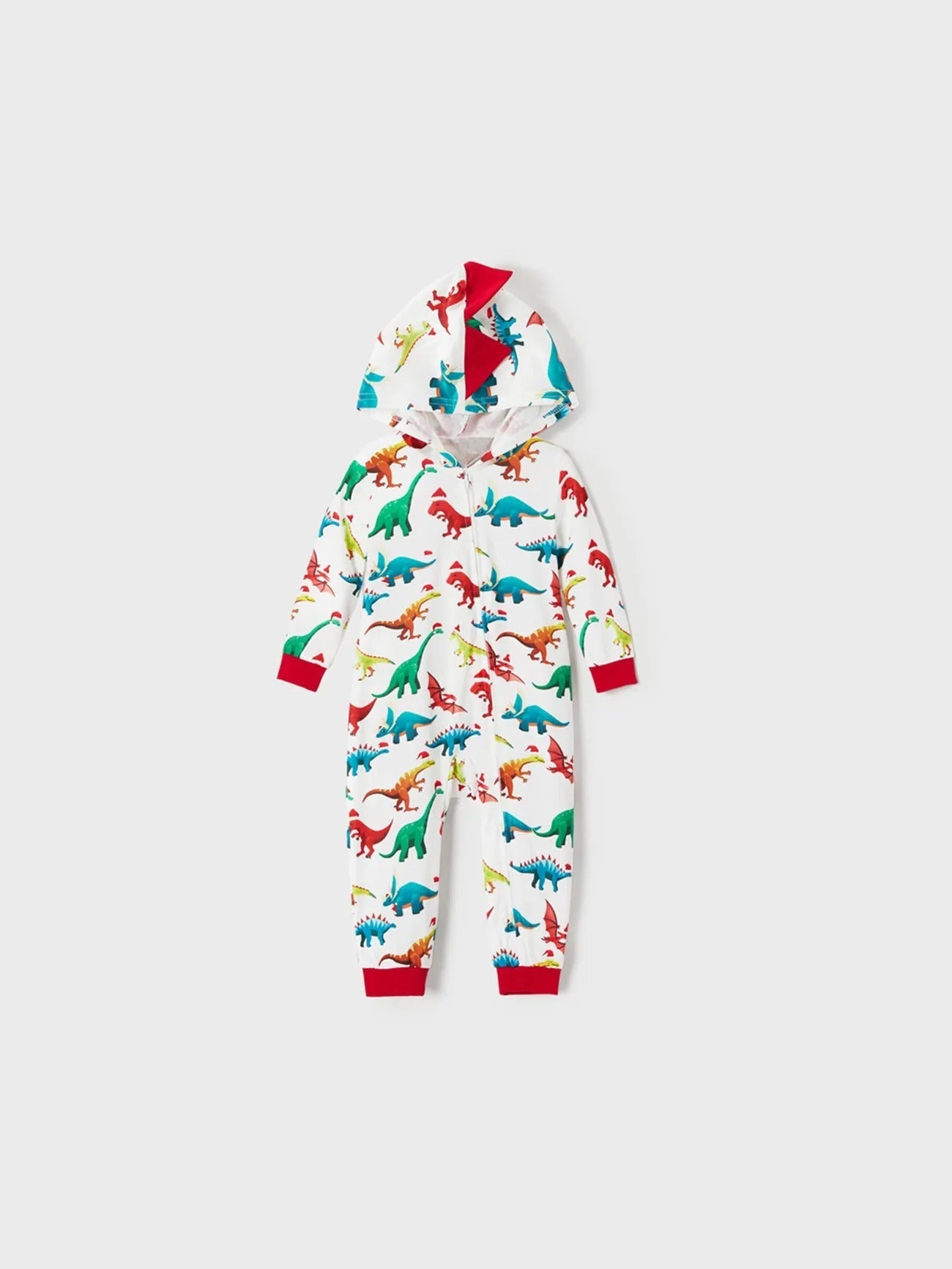 Pijamas familiares navideños con diseño de capucha 3D