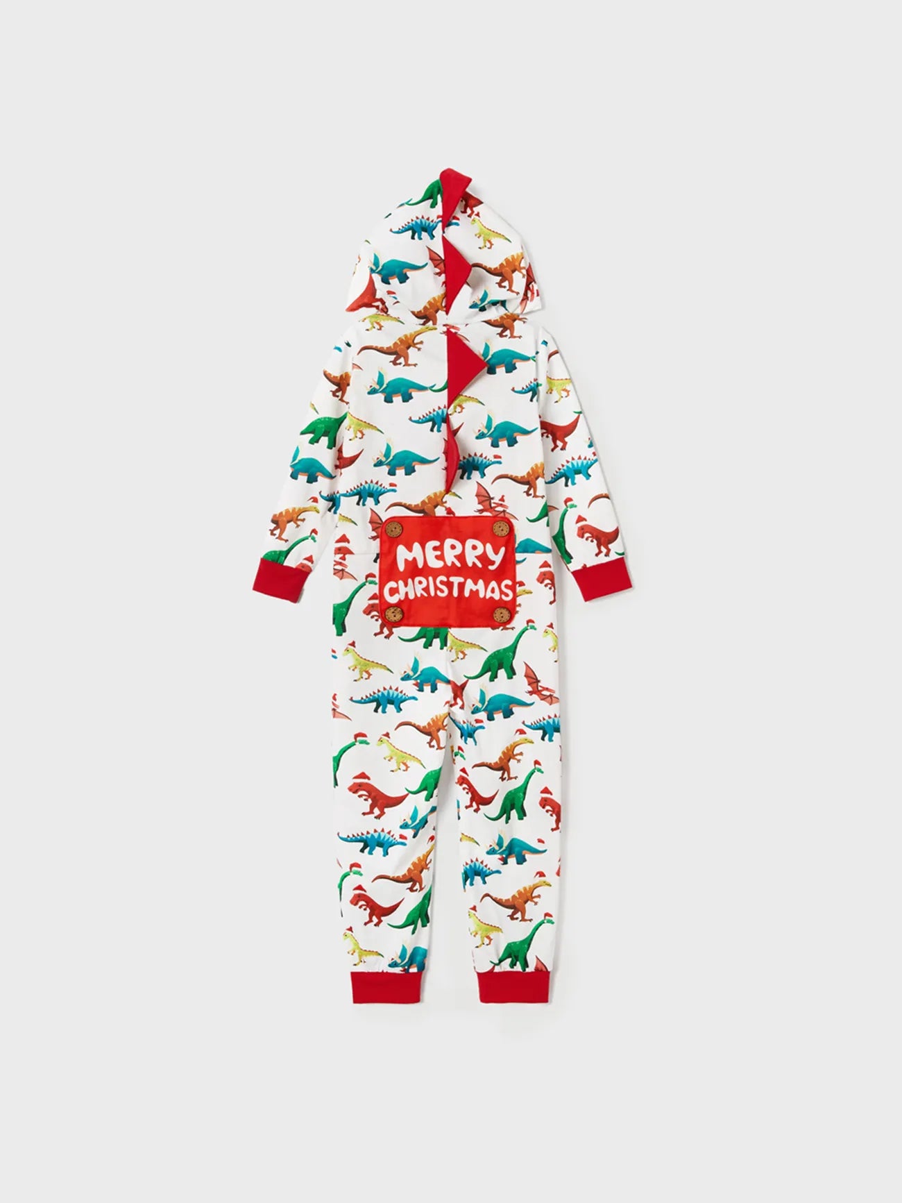 Pijamas familiares navideños con diseño de capucha 3D