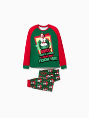 Conjunto de pijama navideño de elfo a juego para toda la familia