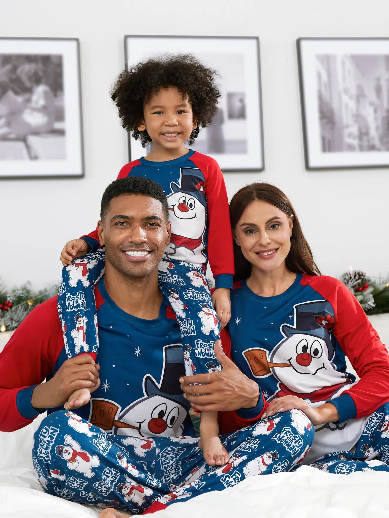 Passendes Pyjama-Set für die Familie Frosty The Snowman