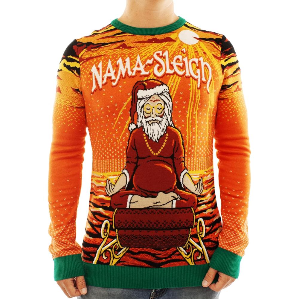 Festive Knitted Sweater with Anime Inspired Design