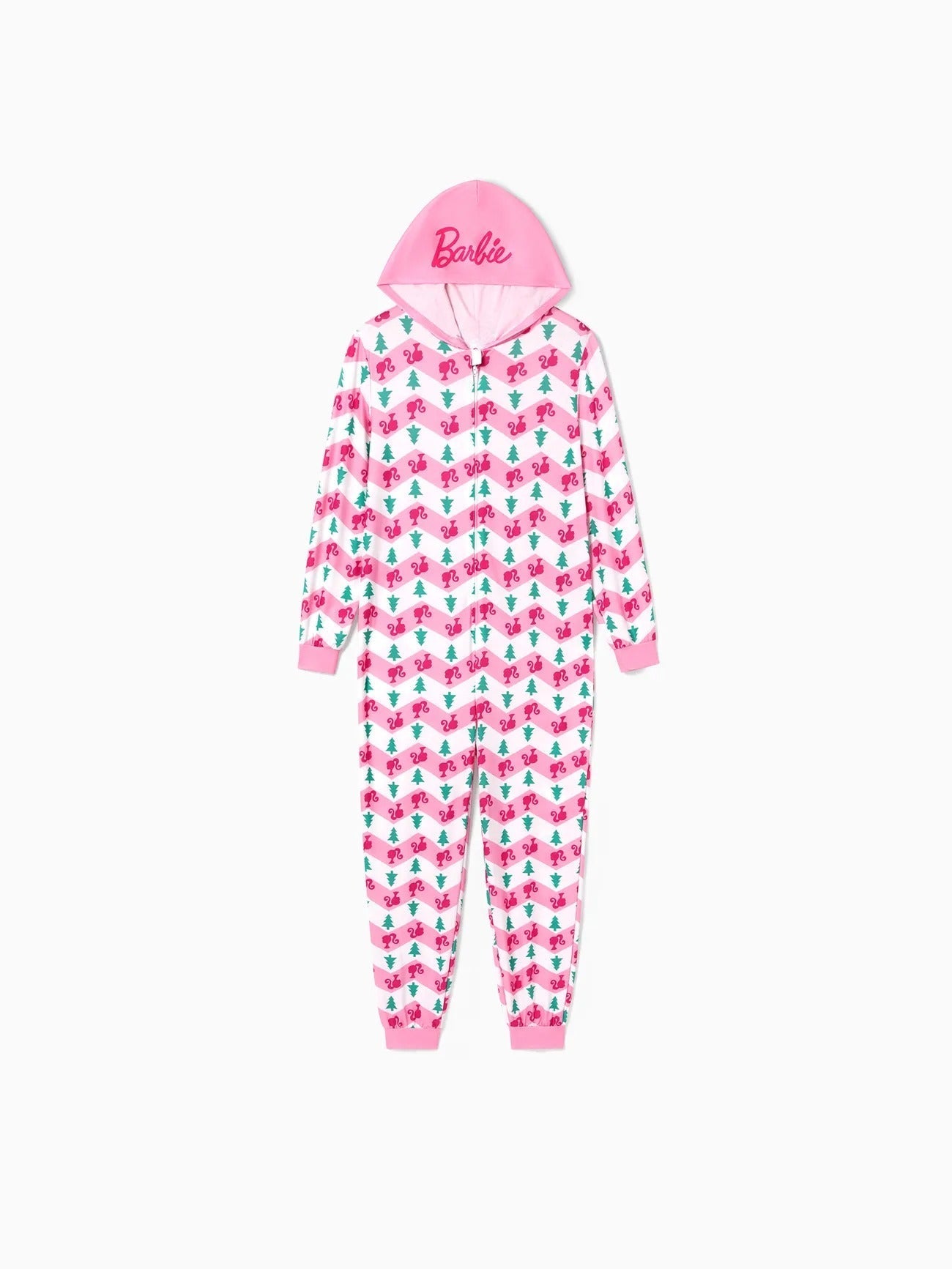 Conjunto de pijama para mamá y yo con temática navideña de Barbie