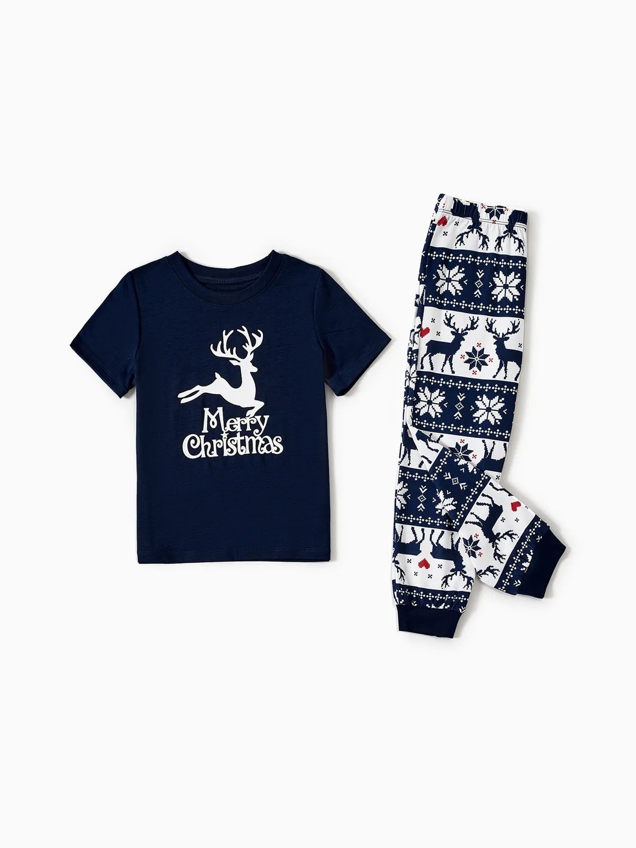 Christmas Glow In The Dark Reindeer Family Pajama Set