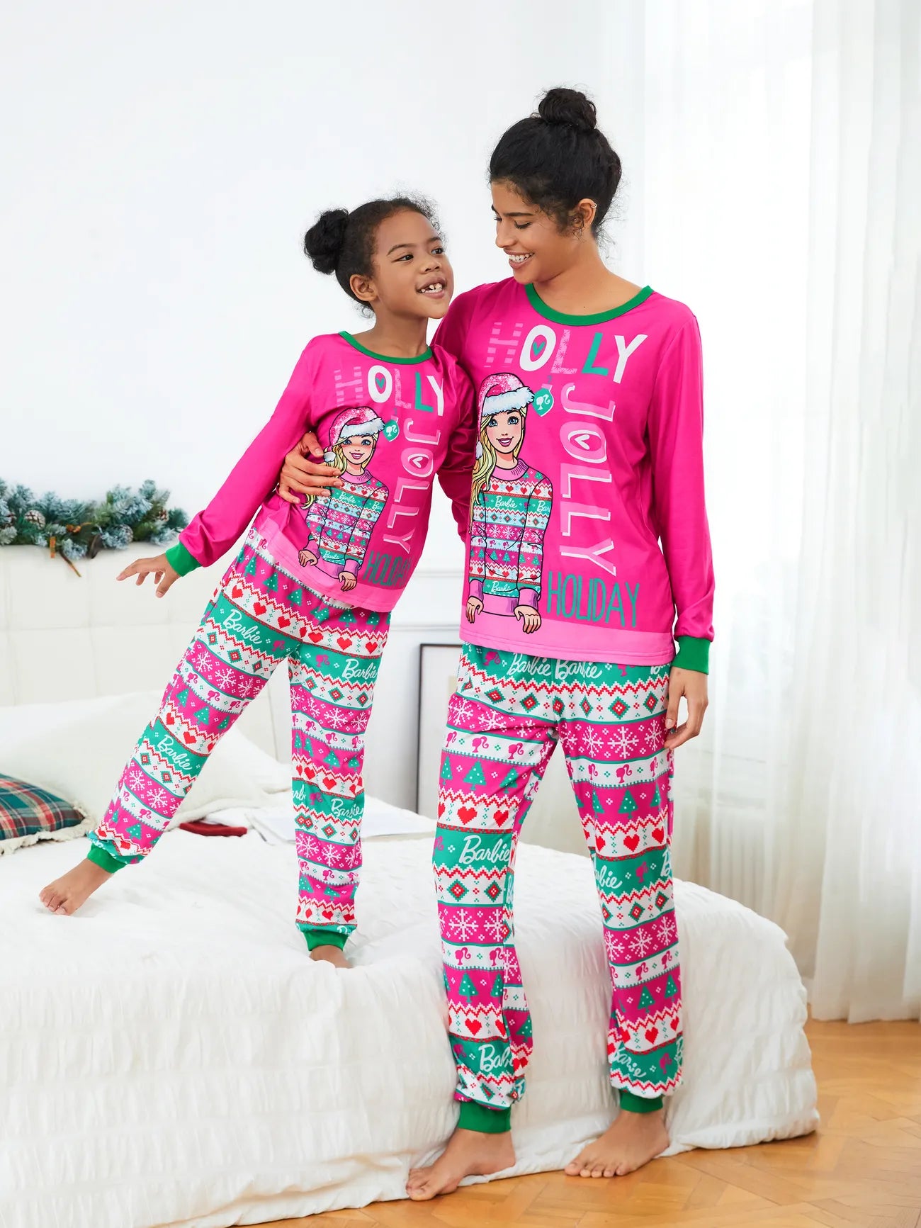 Gemütliches Pyjama-Set mit Barbie-Print