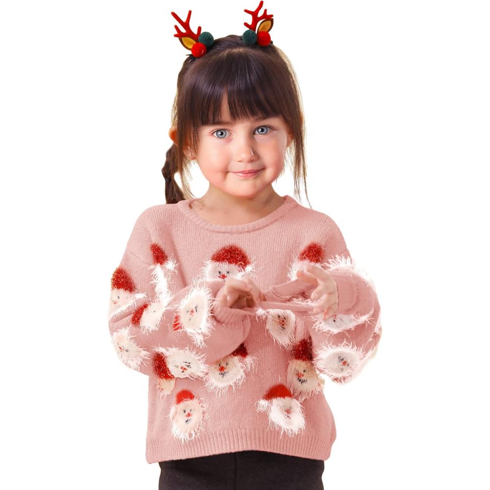 Jolly Santa Knit Sweater for the Holidays