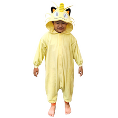 Cartoon Meowth Inspired Pajama Costume