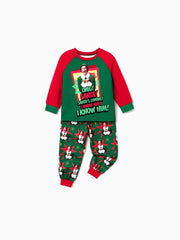 Conjunto de pijama navideño de elfo a juego para toda la familia