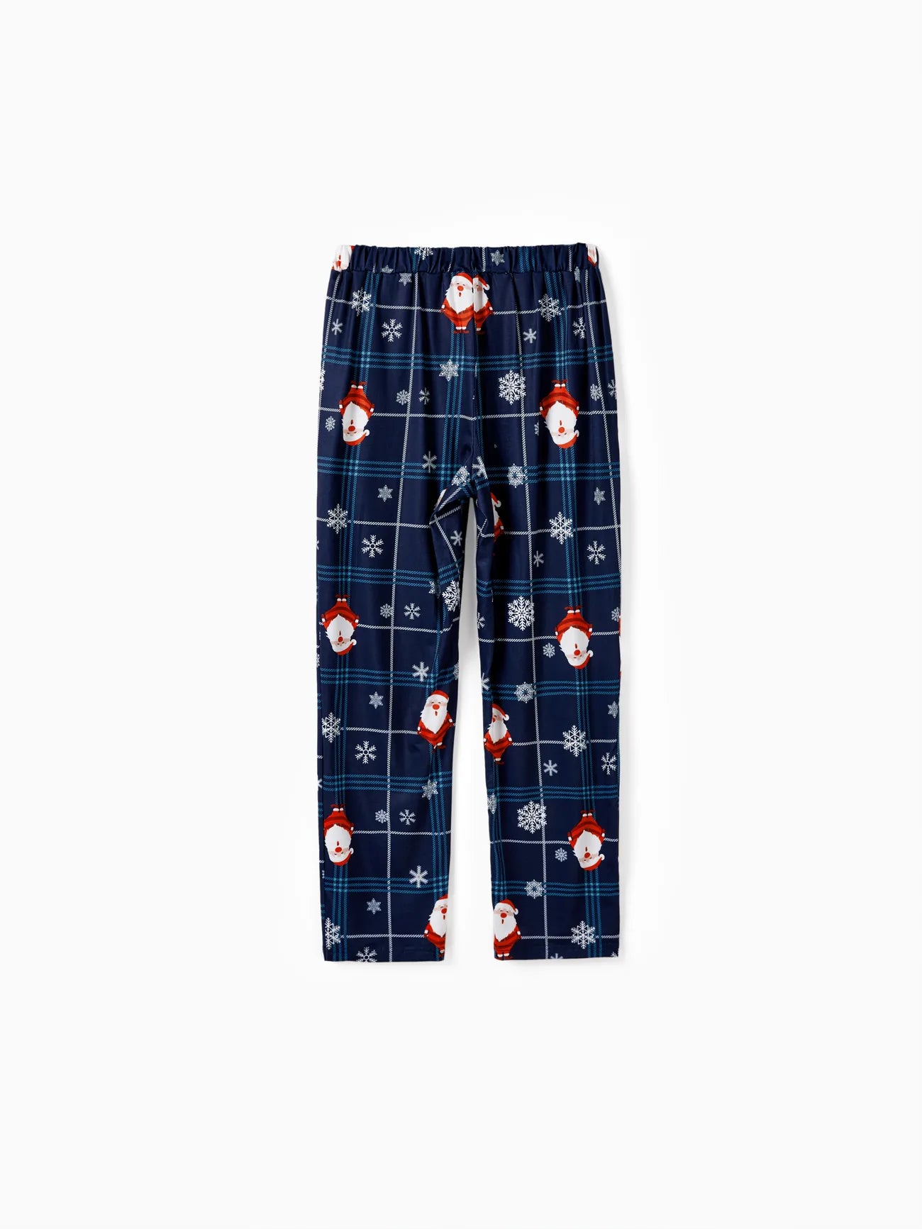 Conjunto de pijama familiar navideño con estampado de Papá Noel