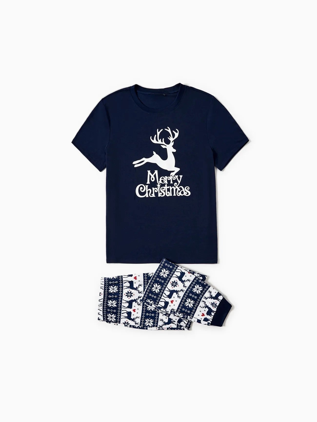 Christmas Glow In The Dark Reindeer Family Pajama Set