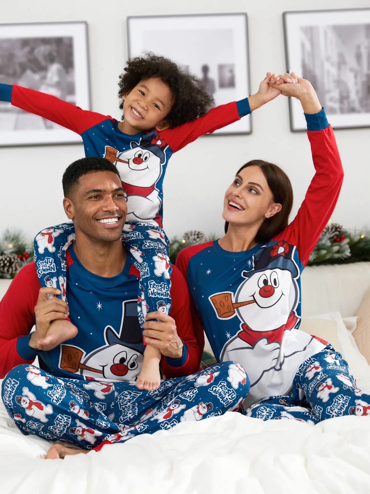 Passendes Pyjama-Set für die Familie Frosty The Snowman