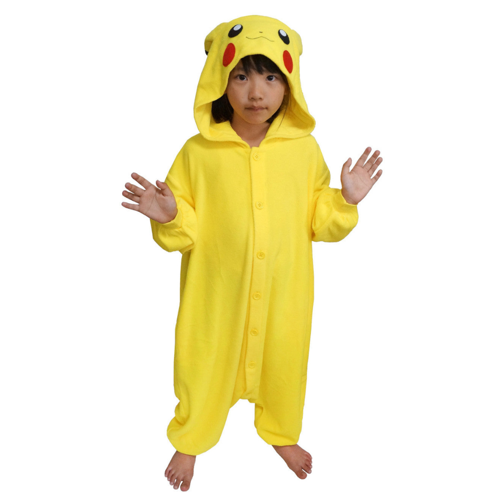 Pikachu inspiriertes Pyjama-Kostüm