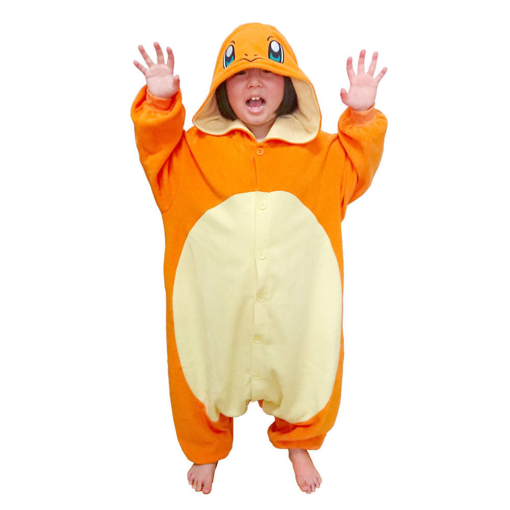 Charmander inspiriertes Pyjama-Kostüm