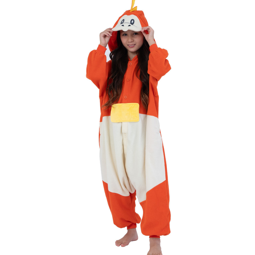Disfraz de pijama inspirado en Fuecoco