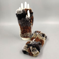 Mittellange Winterhandschuhe mit Armband