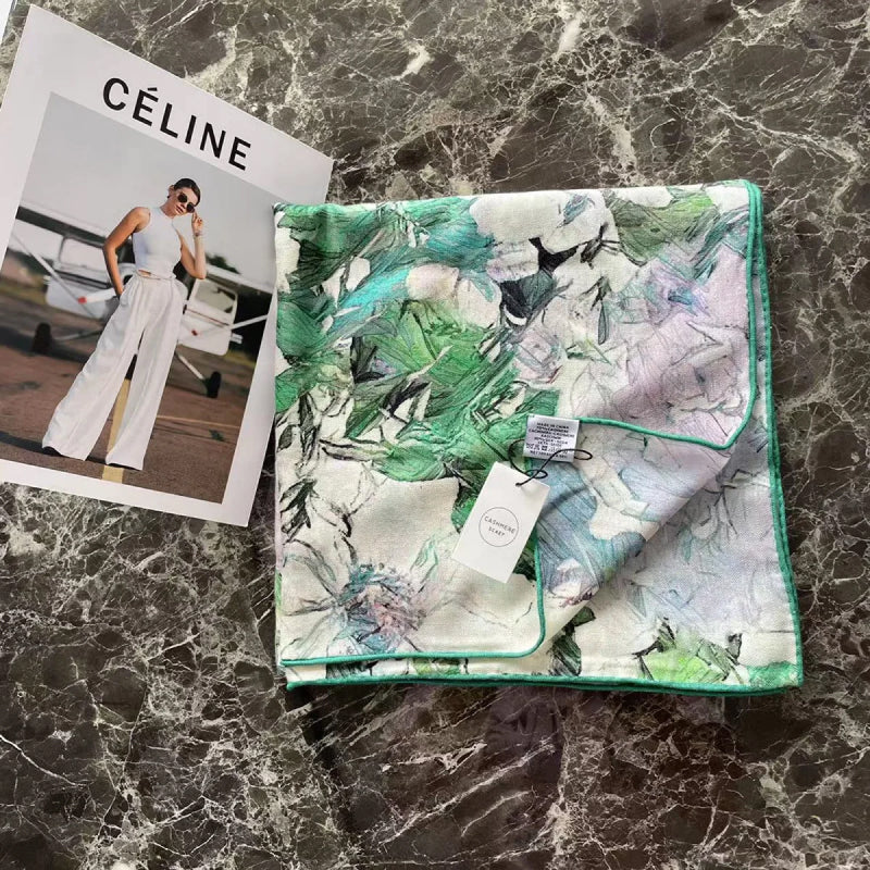 Bufanda de cachemira de seda de lujo