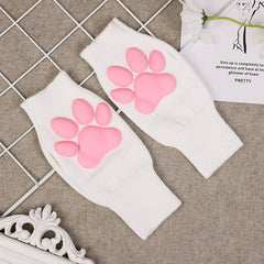 Guantes con almohadillas de silicona 3D para patas de gato