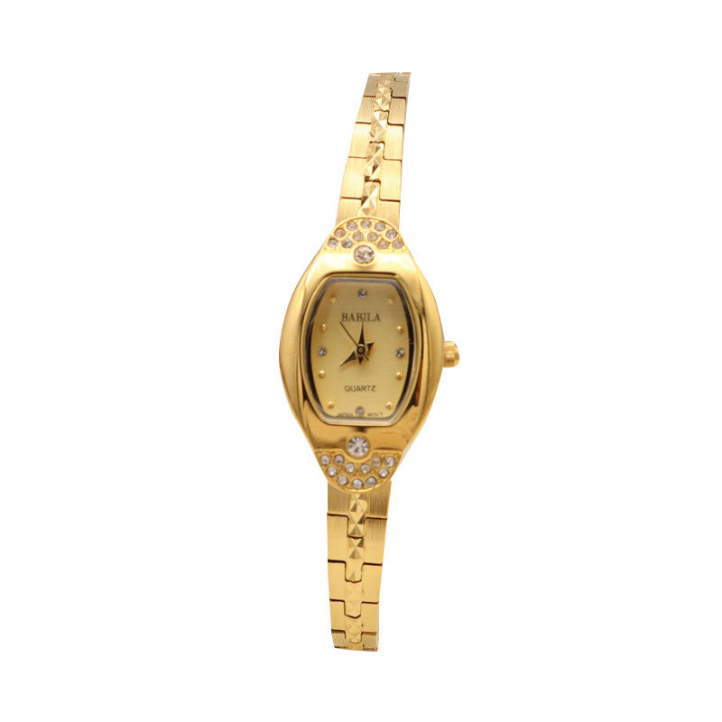 Alluvial Gold Vintage Pineapple Pattern Watch