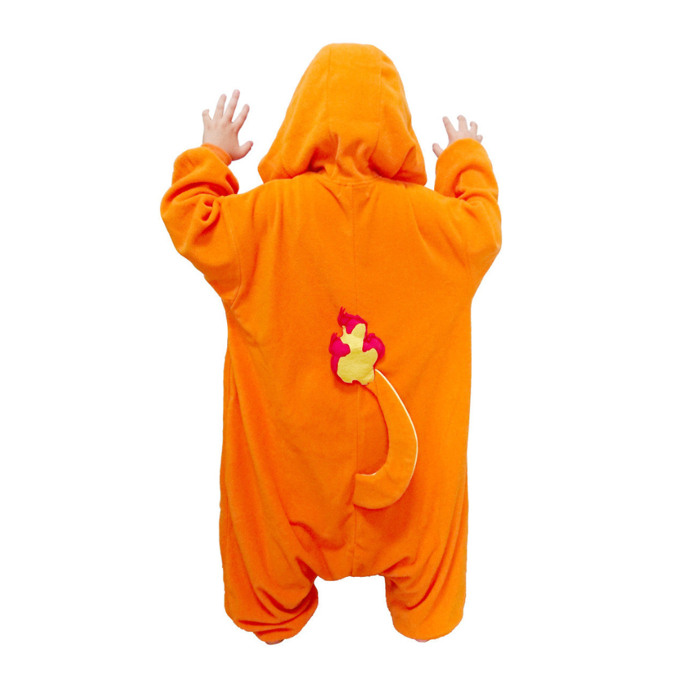 Disfraz de pijama inspirado en Charmander