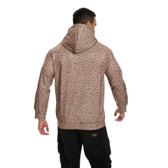 Sudadera acogedora con estampado de leopardo