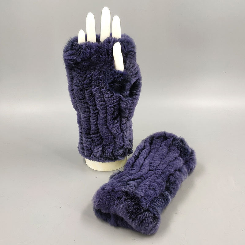 Guantes de invierno de longitud media con muñequera