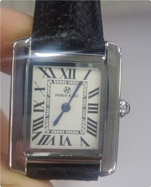 Belt Rectangular Dial Roman Scale Quartz Watch