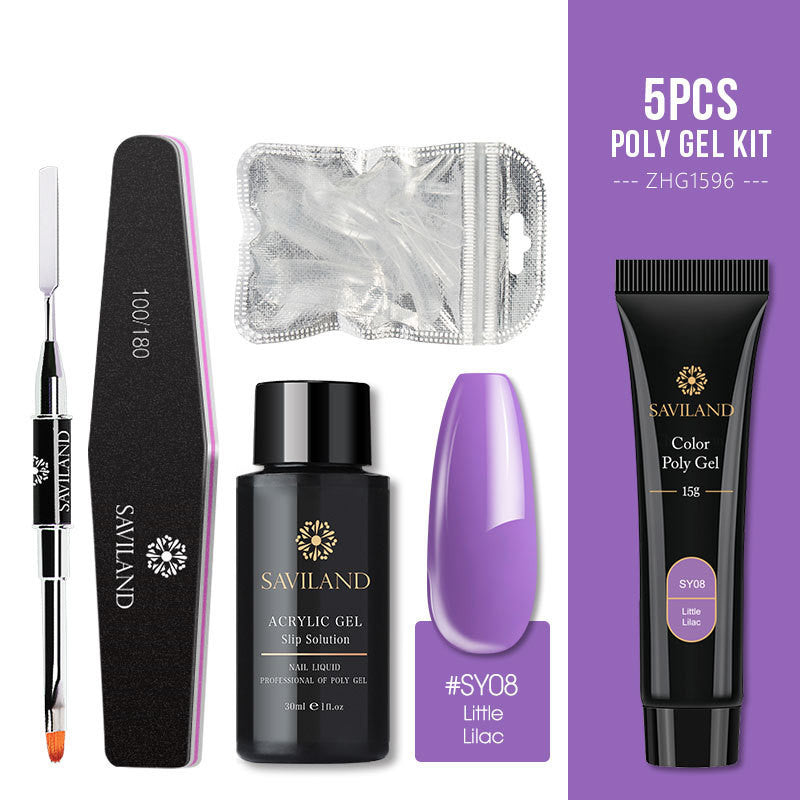 Kit de 5 piezas de gel arcoíris suave