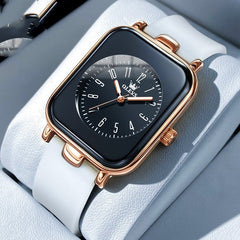 Simple Silicone Band Quartz Watch For Women