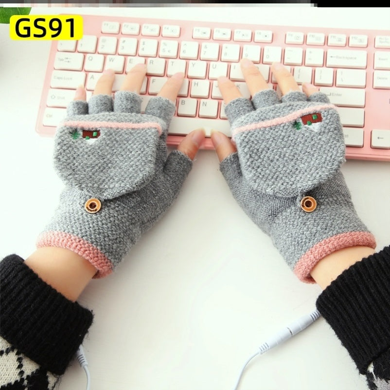 Guantes calefactores eléctricos USB para que los estudiantes de primaria se mantengan calientes