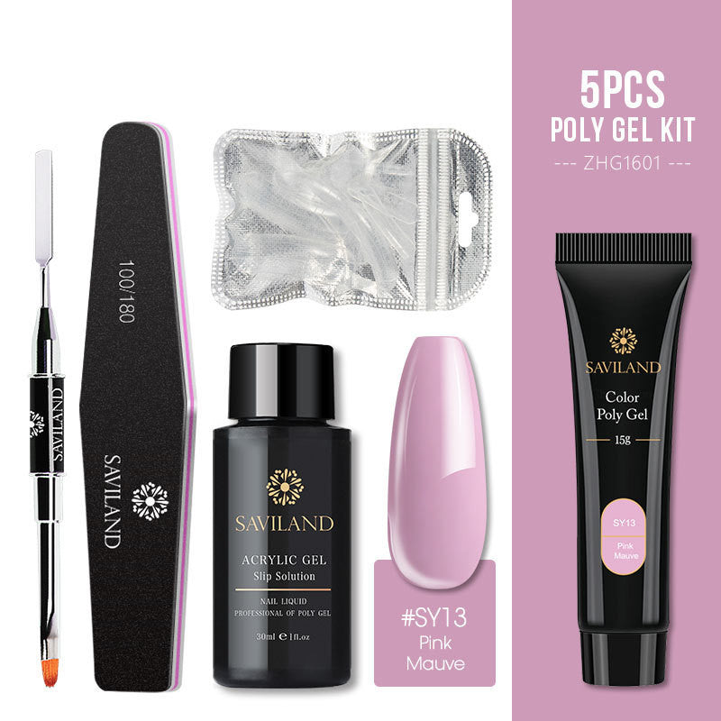 Kit de 5 piezas de gel arcoíris suave