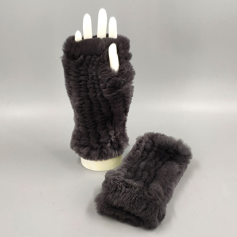 Guantes de invierno de longitud media con muñequera