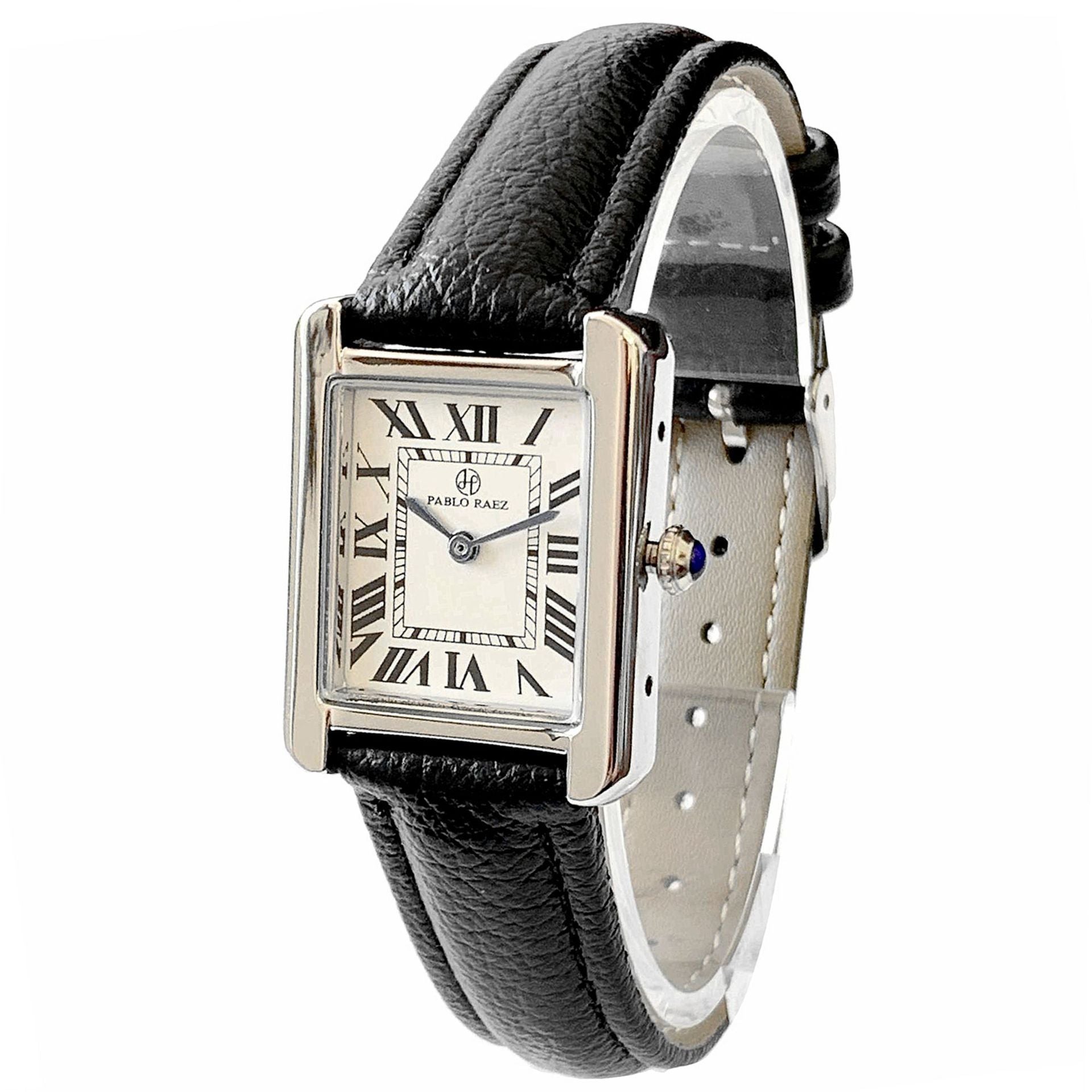 Belt Rectangular Dial Roman Scale Quartz Watch