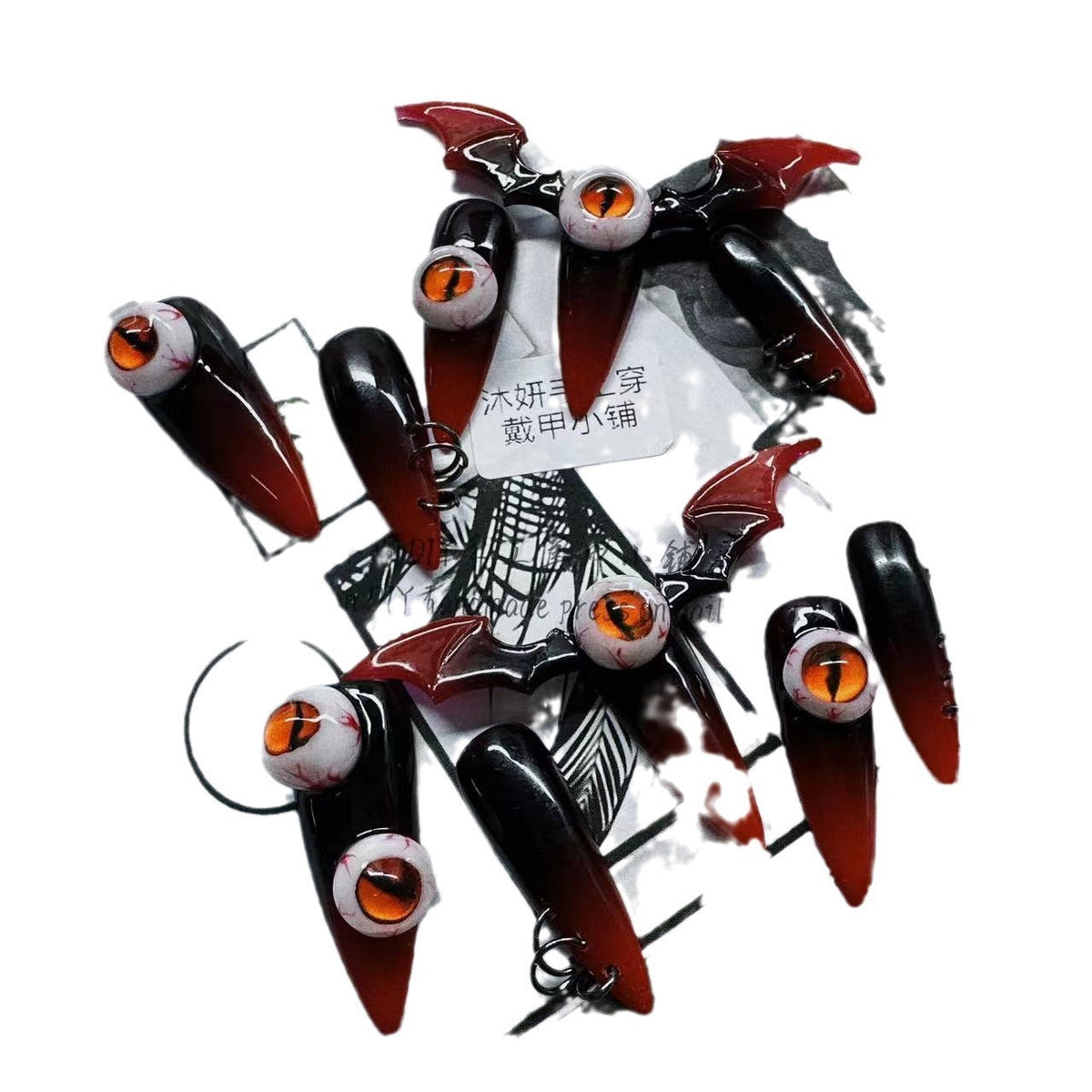 Super Cool Devil Wing Dunkle Persönlichkeit Heißes Mädchen Tragen Rüstung