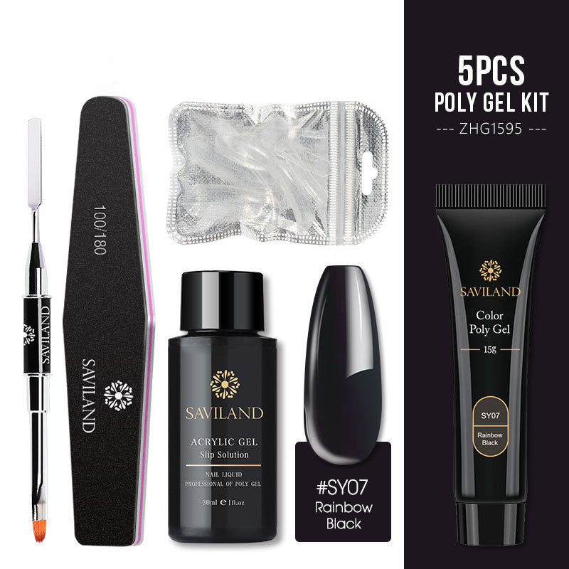 Kit de 5 piezas de gel arcoíris suave