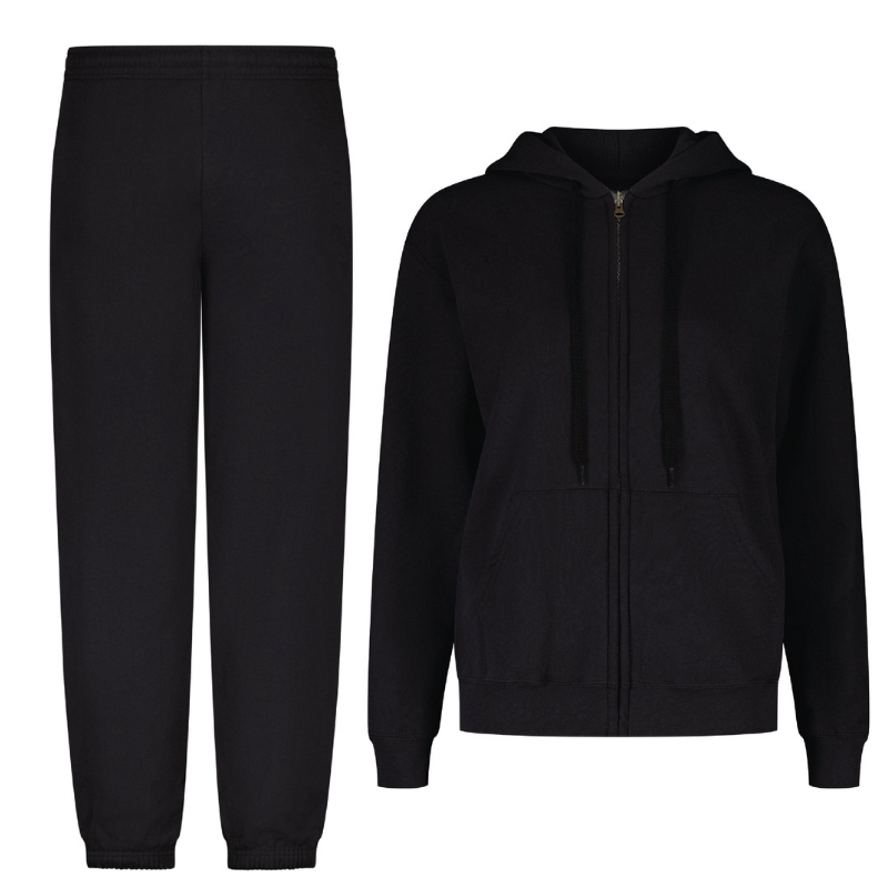 Casual Hoodie And Joggers Two Piece Set