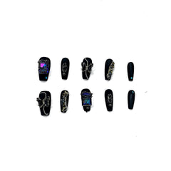 Handgemachte Rüstung mit gotischem, dunkel loderndem Schmetterling