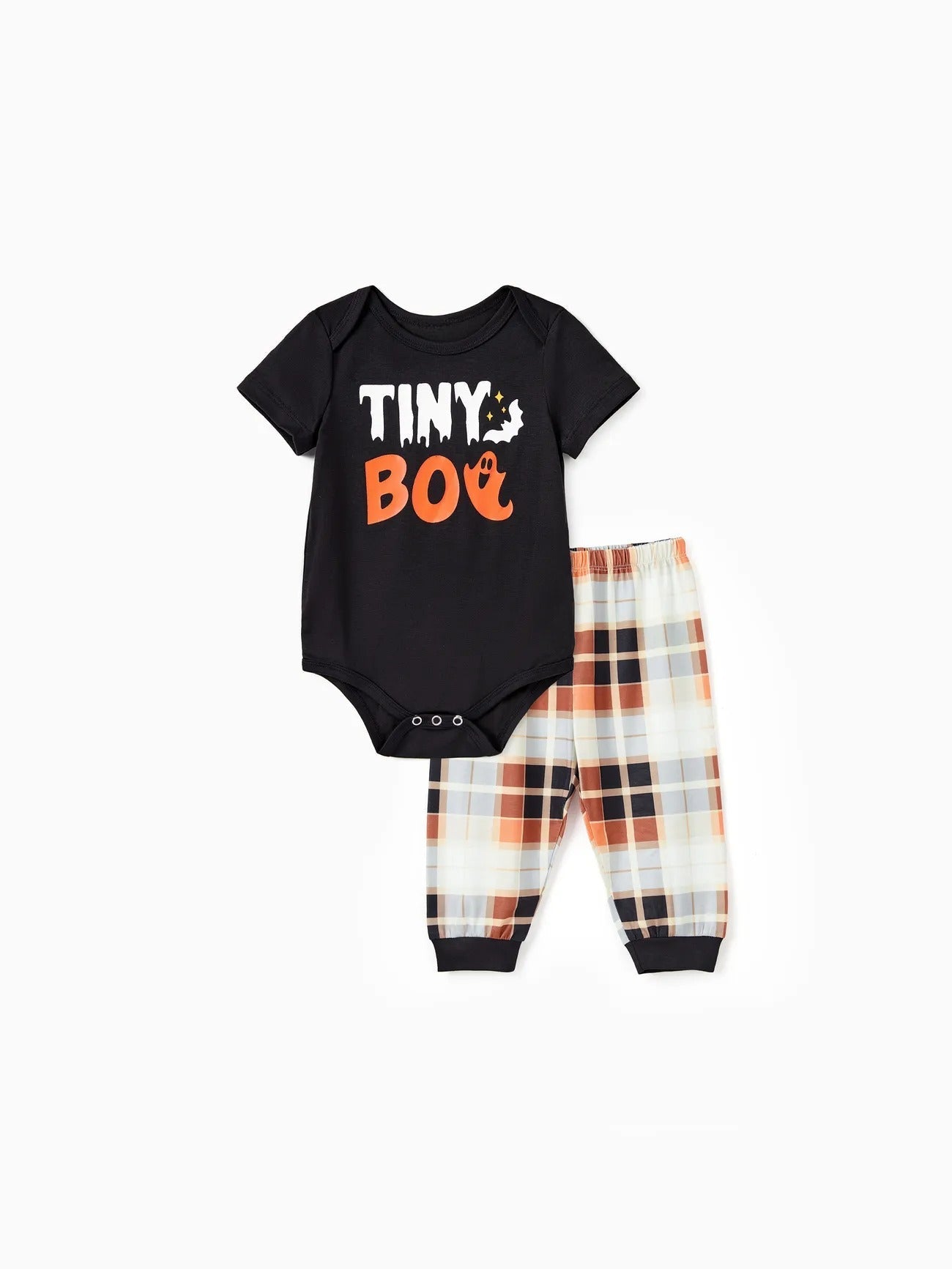 Passendes Halloween-Familien-Boo-Pyjama-Set