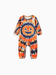 Conjunto de pijama familiar a juego con estampado de Halloween