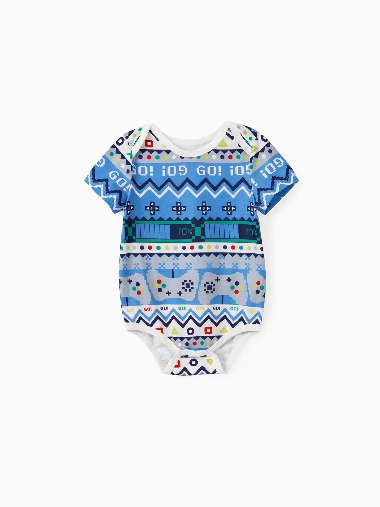 Shorts-Sets mit Fair-Isle-Muster für die ganze Familie