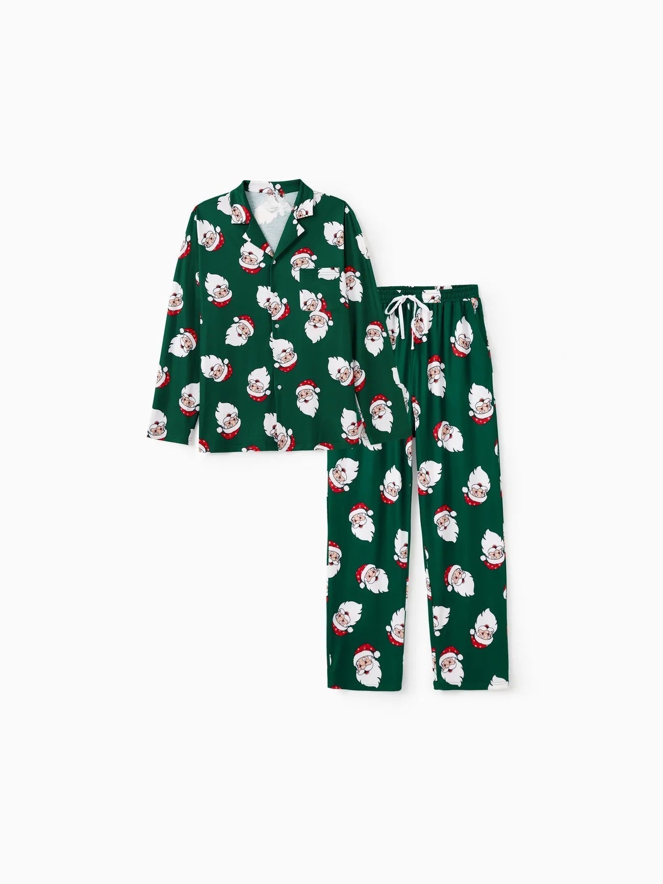 Conjunto de pijama familiar festivo de Papá Noel