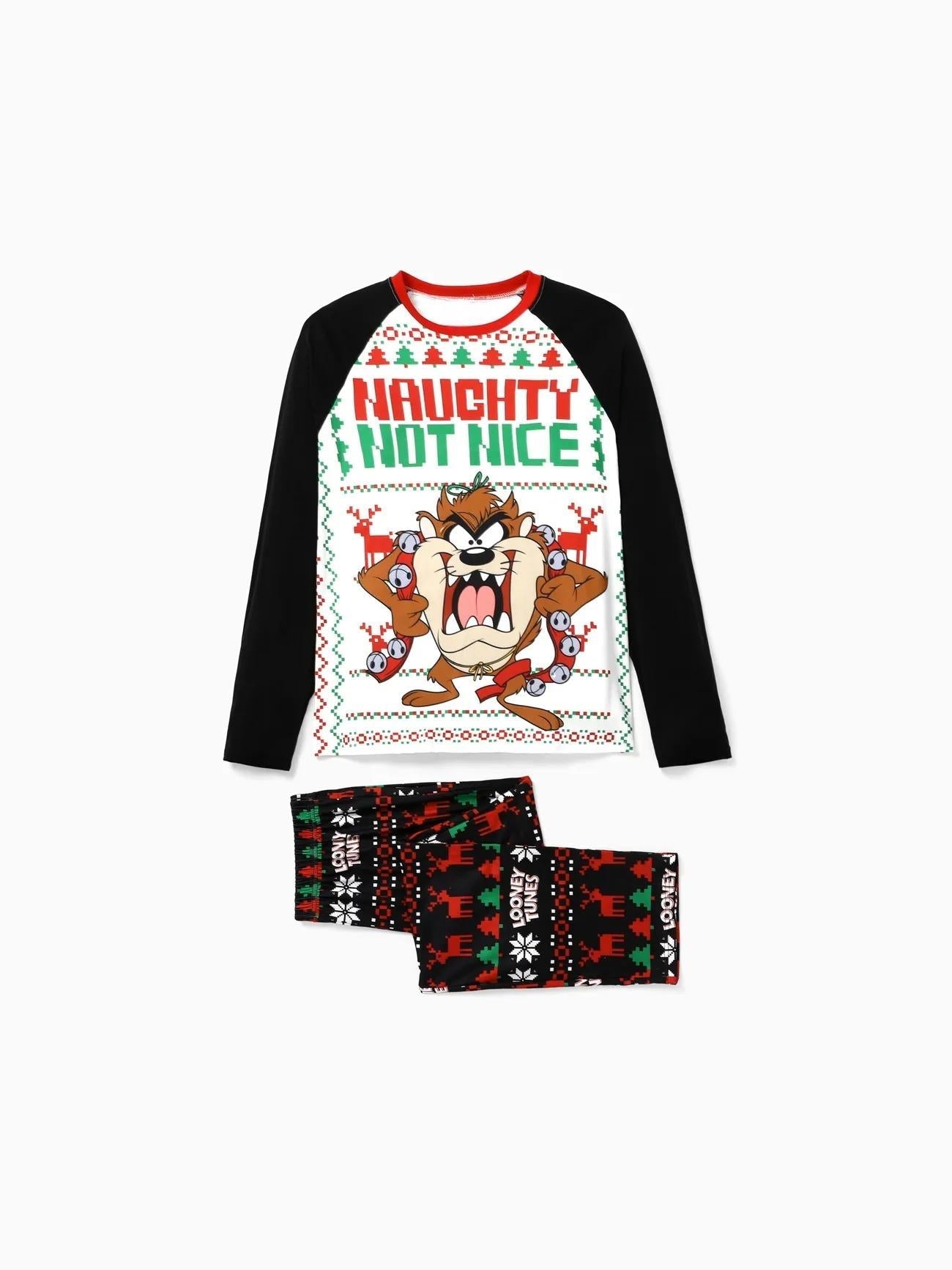 Conjunto de pijama familiar navideño de Looney Tunes