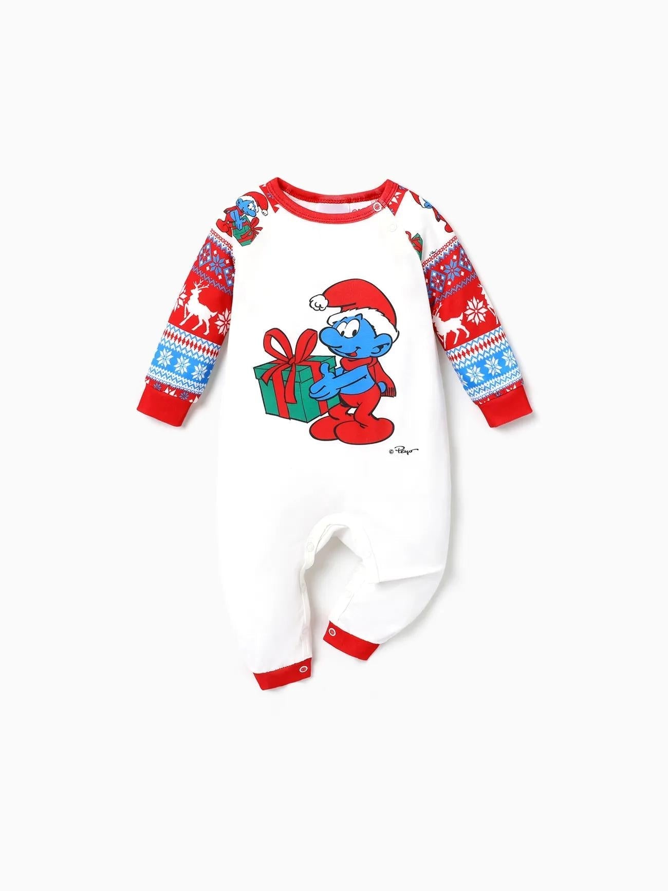 The Smurfs Family Matching Long Sleeves Pajama Set