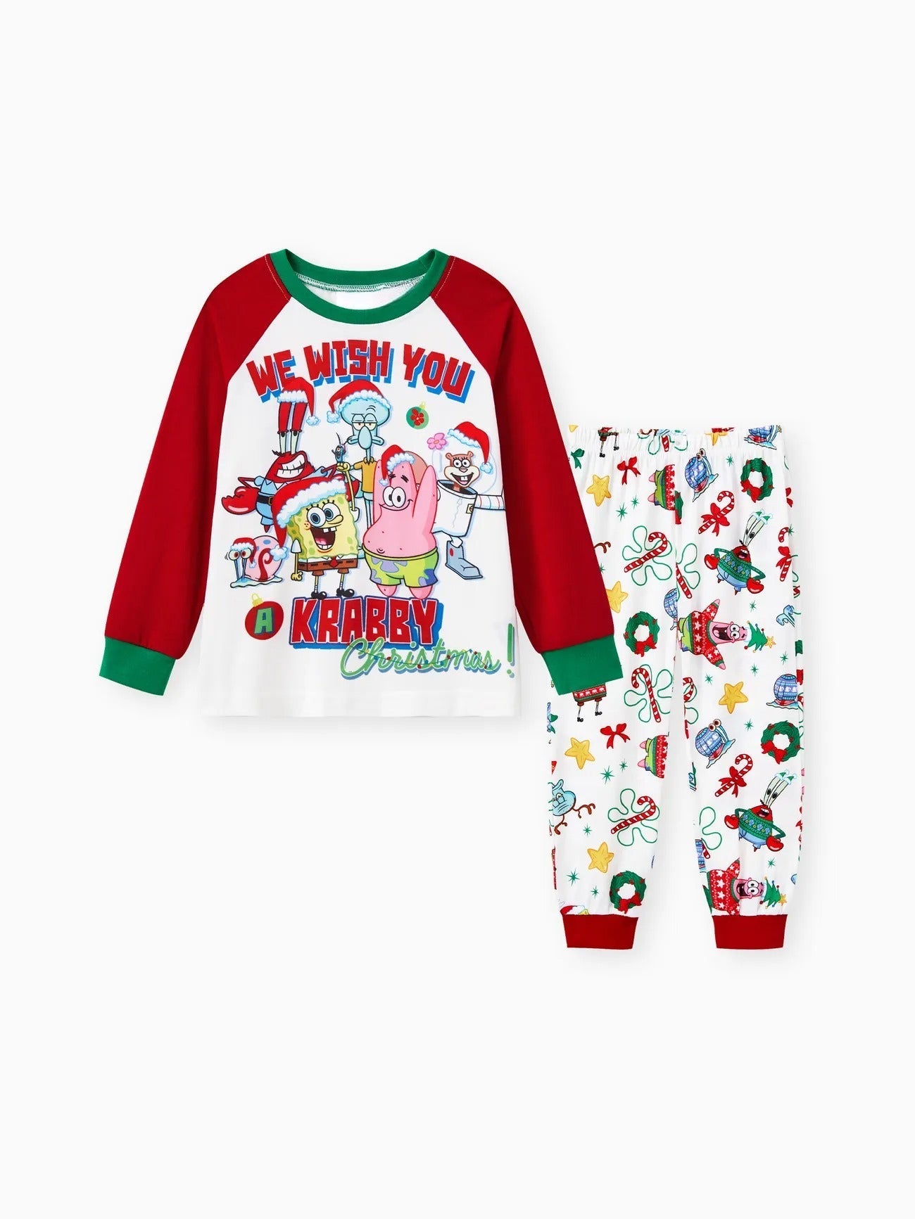 Conjunto de pijama familiar festivo navideño