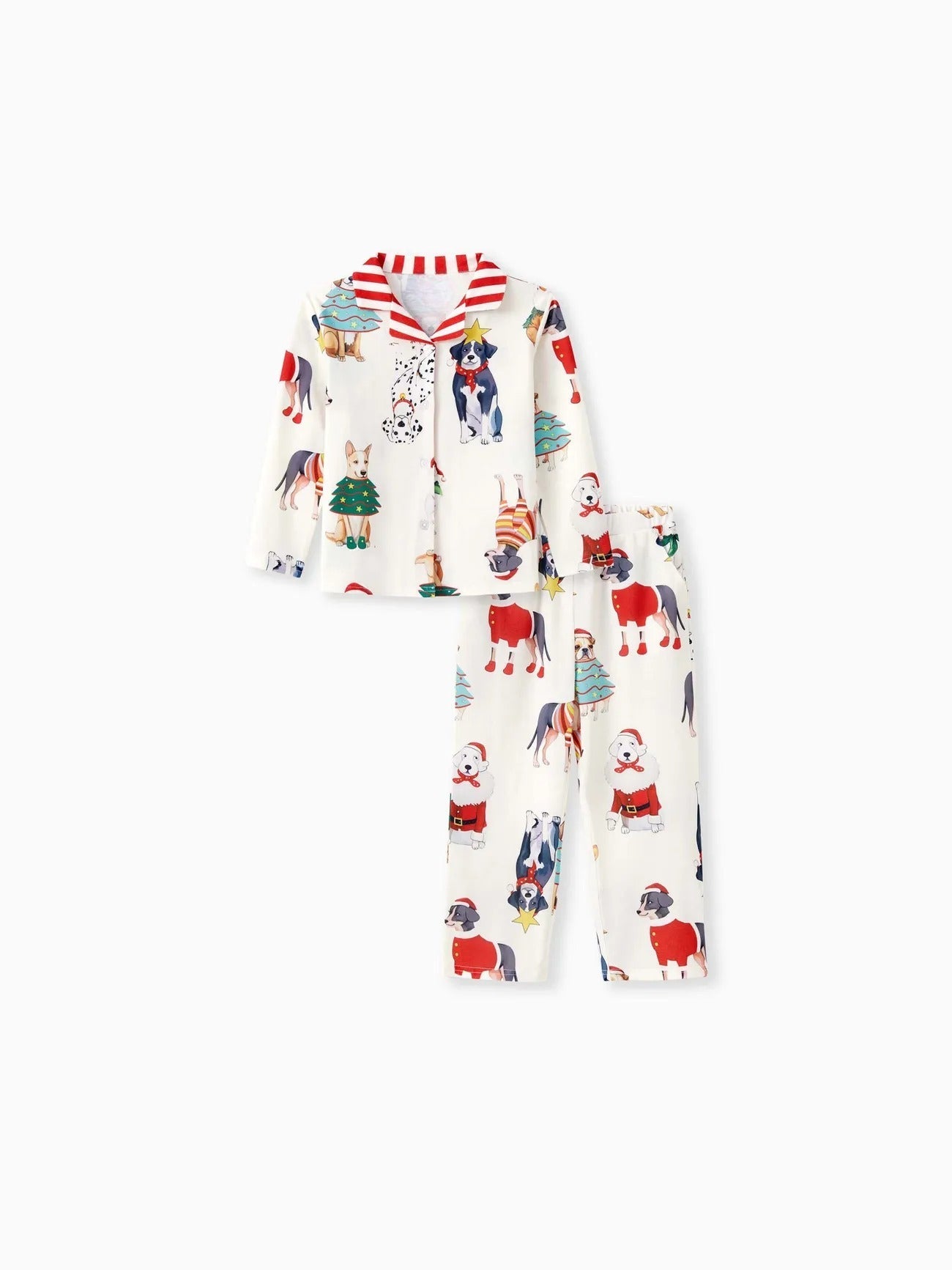 Passendes Familien-Pyjama-Set mit Hunde-Print