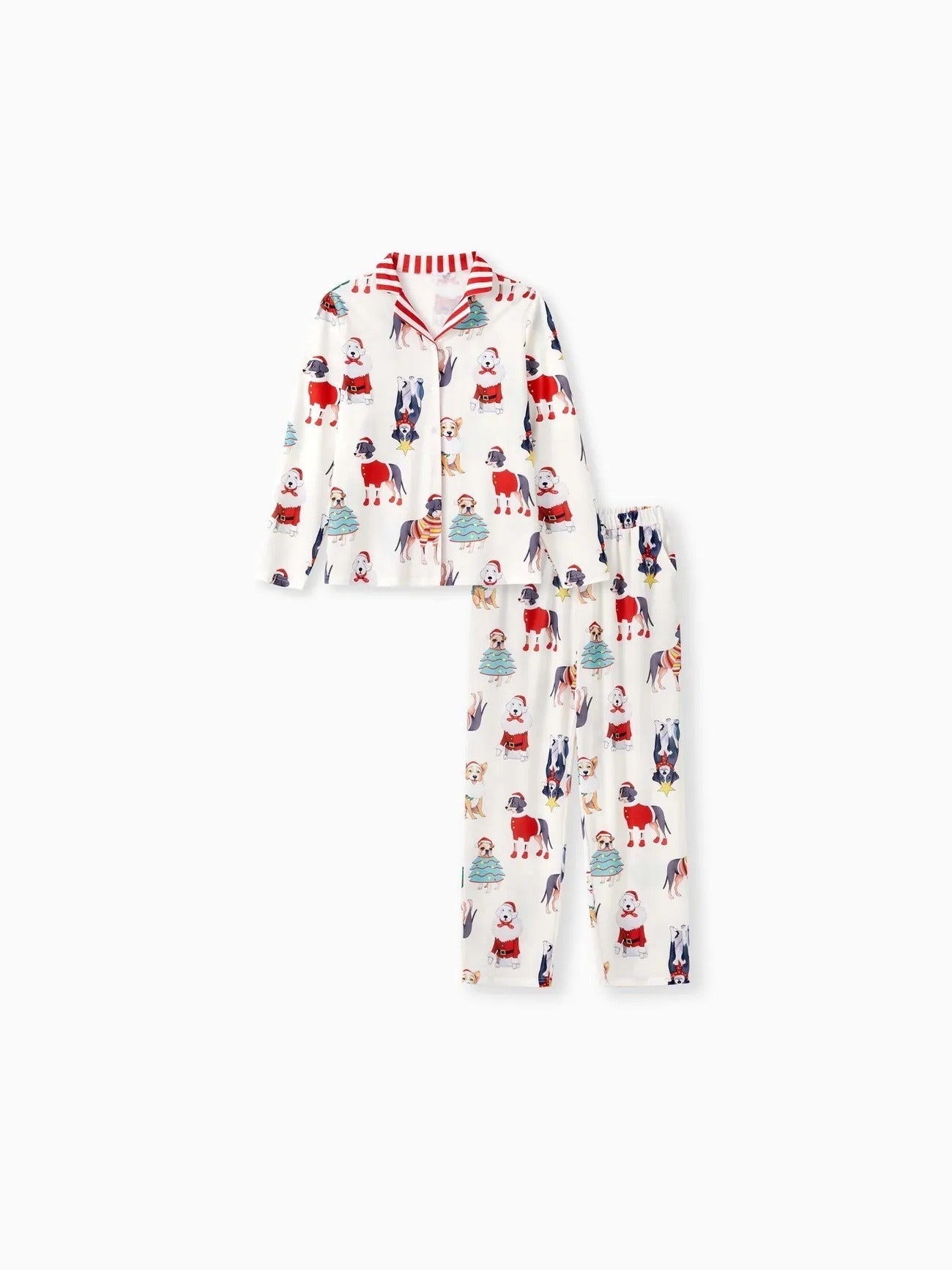 Passendes Familien-Pyjama-Set mit Hunde-Print