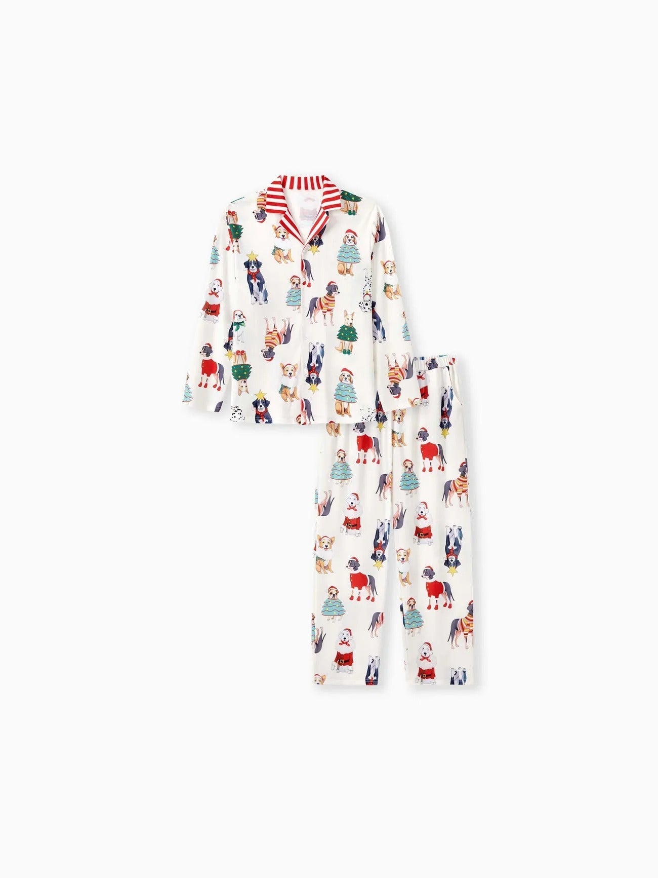 Passendes Familien-Pyjama-Set mit Hunde-Print