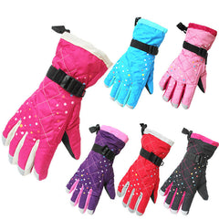 Guantes gruesos para niñas para montar a caballo, esquiar, escalar al aire libre, en invierno